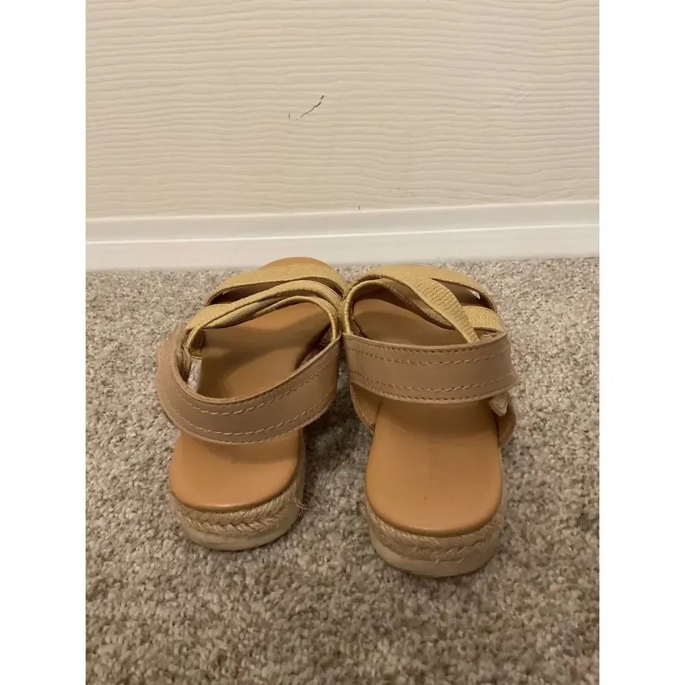 Marc Fisher Nalan Trail Sandals | Natural Raffia Crisscross Comfort Sandals,sz 8 - Picture 6 of 8